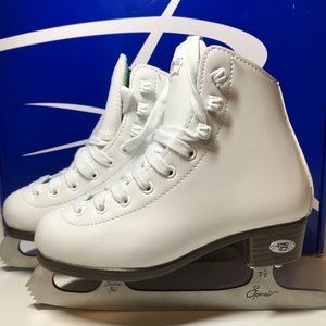 Ice Skates | Riedell 10 Opal White Medium Size 13